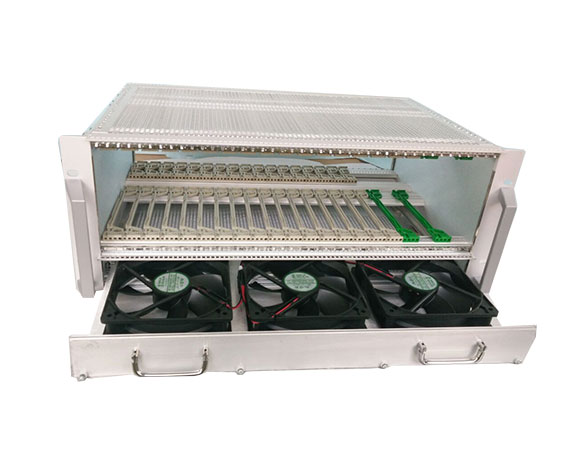 鋁合金電磁屏蔽3+1U機箱 帶風扇單元 可抽拉